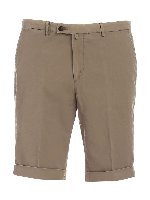 Bermuda risvolto sul fondo color kaki