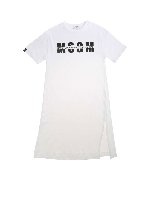 Abito Never Look Back Its All Ahead bianco