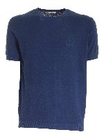 Maglia manica corta blu