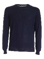 Maglia in cotone blu