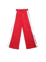 Pantalone con apertura laterale rosso
