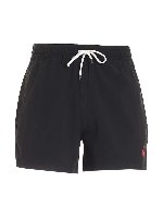 Boxer mare neri con logo ricamato