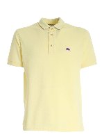 Polo gialla con ricamo logo