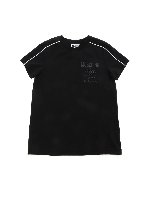 T-shirt Double Question nera