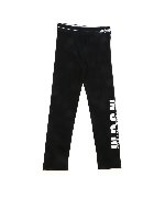 Leggings Never Look Back Its All Ahead nero