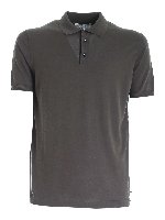 Polo verde con spacchetti laterali