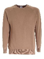 Maglia in cotone color cammello