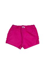 Shorts con rouches color Ortensia