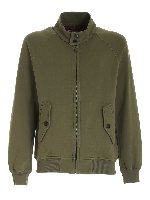 Felpa verde con ricamo logo