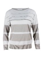 Sueter Con Escote Barco - Blanco