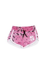 Shorts rosa stampa bandana