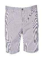 Bermuda a righe blu e bianche