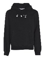 Felpa con cappuccio Bolt Arrow nera