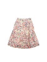 Gonna multicolore stampa floreale