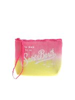 Bustina Aline Stripedye fucsia e gialla