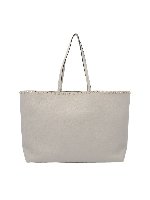 Borsa shopping Rockstud Large grigia