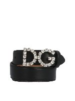 Cintura DG strass nera
