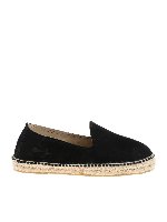 Espadrillas in suede nere