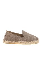 Espadrillas in suede grigio