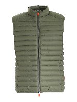 Gilet verde con patch arancione