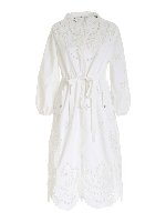 Giubbino caban lungo bianco