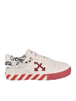 Sneakers Vulcanized Low bianche e rosse