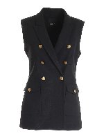 Giacca smanicata Ubriaco nera