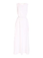 Abito lungo con schiena scoperta bianco