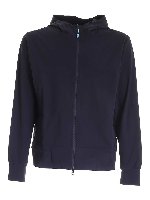 Giubbino Thomas blu scuro con cappuccio