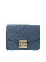 Borsa Metropolis a tracolla Blu Denim