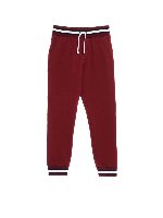 Pantaloni della tuta bordeaux con logo