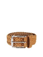 Cintura intrecciata in camoscio