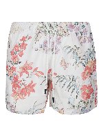 Boxer mare in nylon floreale con coulisse