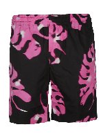 Boxer da mare in stampa foglie