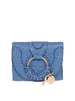 Portafoglio trifold in pelle