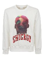 Felpa girocollo Chicago con numero sul retro