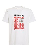 T-shirt in cotone con stampa Bauhaus