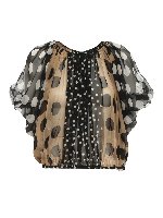 Bluse - Gepunktet