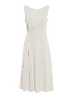 Vestido Midi - Gris Claro