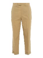 Pantaloni in popeline cotone