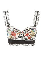 Top con stampa Tresor de la Mer