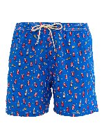 Boxer da mare con stampa coke