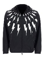 Giacca con e stampa Thunderbolt