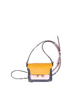 Mini borsa Trunk a blocchi di colore