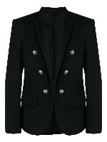 Blazer in lana vergine aperto