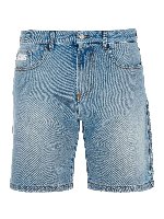 Bermuda in denim sbiadito