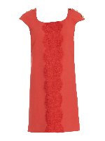 Abito corto in viscosa