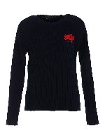 Pullover in cotone a costine