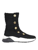 Sneakers a calzino in tessuto