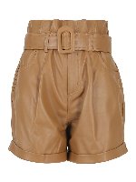 Pantalones De Cuero - Camel